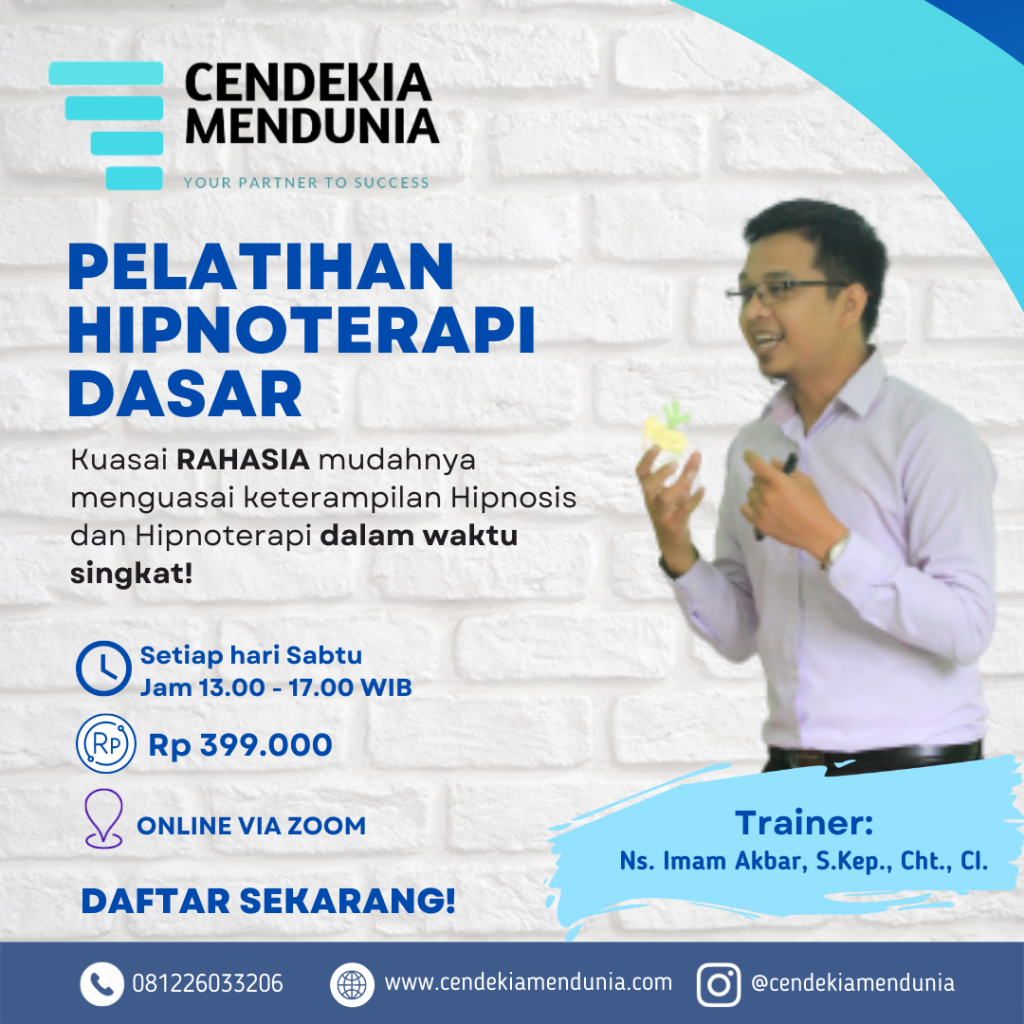 PELATIHAN HIPNOTERAPI DASAR (KELAS ONLINE)