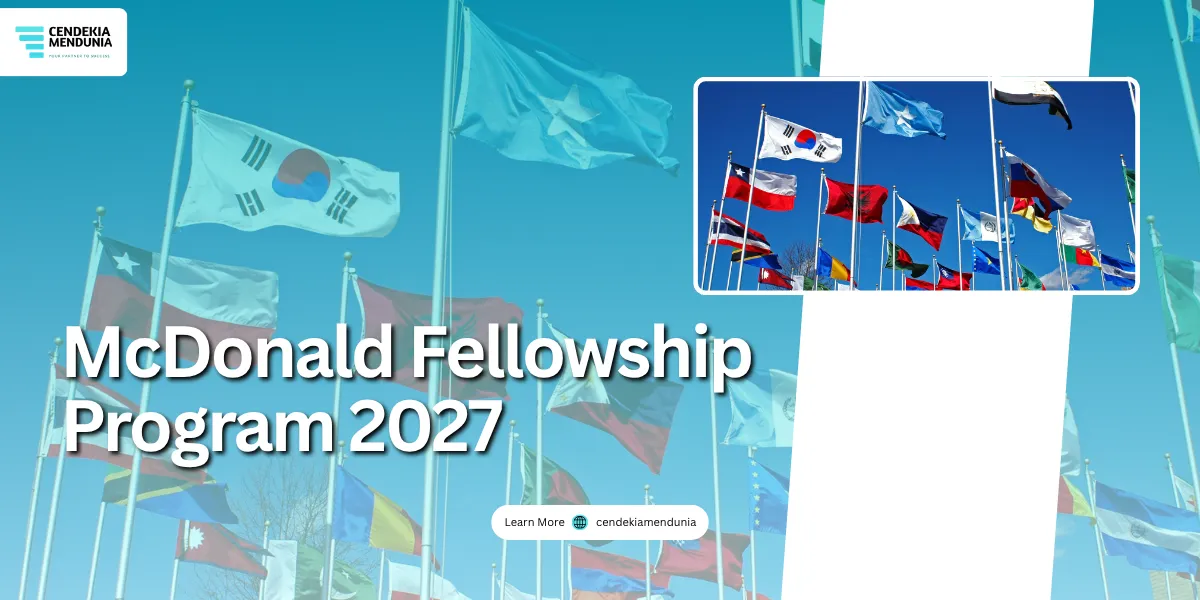 Web Banner Beasiswa McDonald Fellowship Program 2027